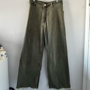 Zara Olive Green Marine Pant